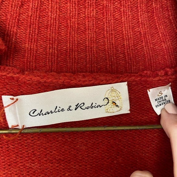 Charlie & Robin Wool Jacket Sweater Small - Picture 4 of 9